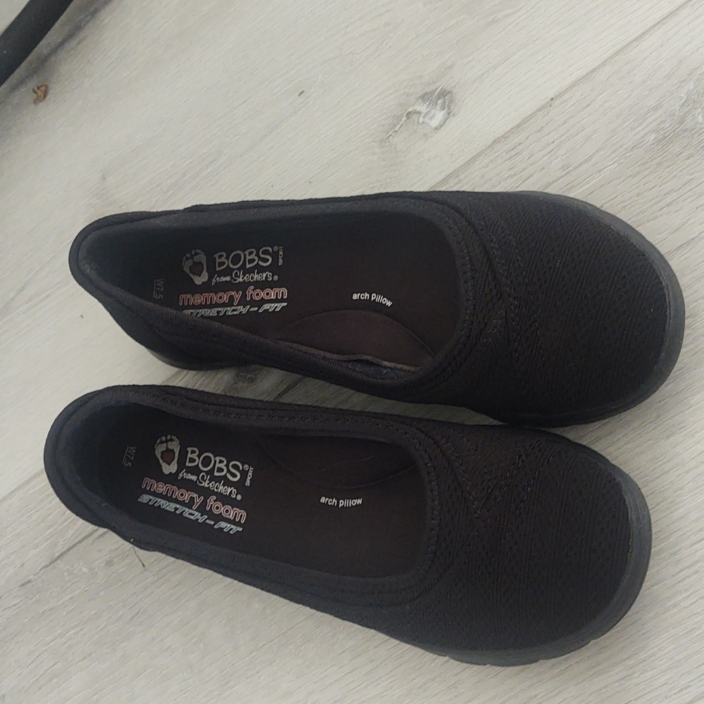 Black Bob ballerina flats women's size 7.5